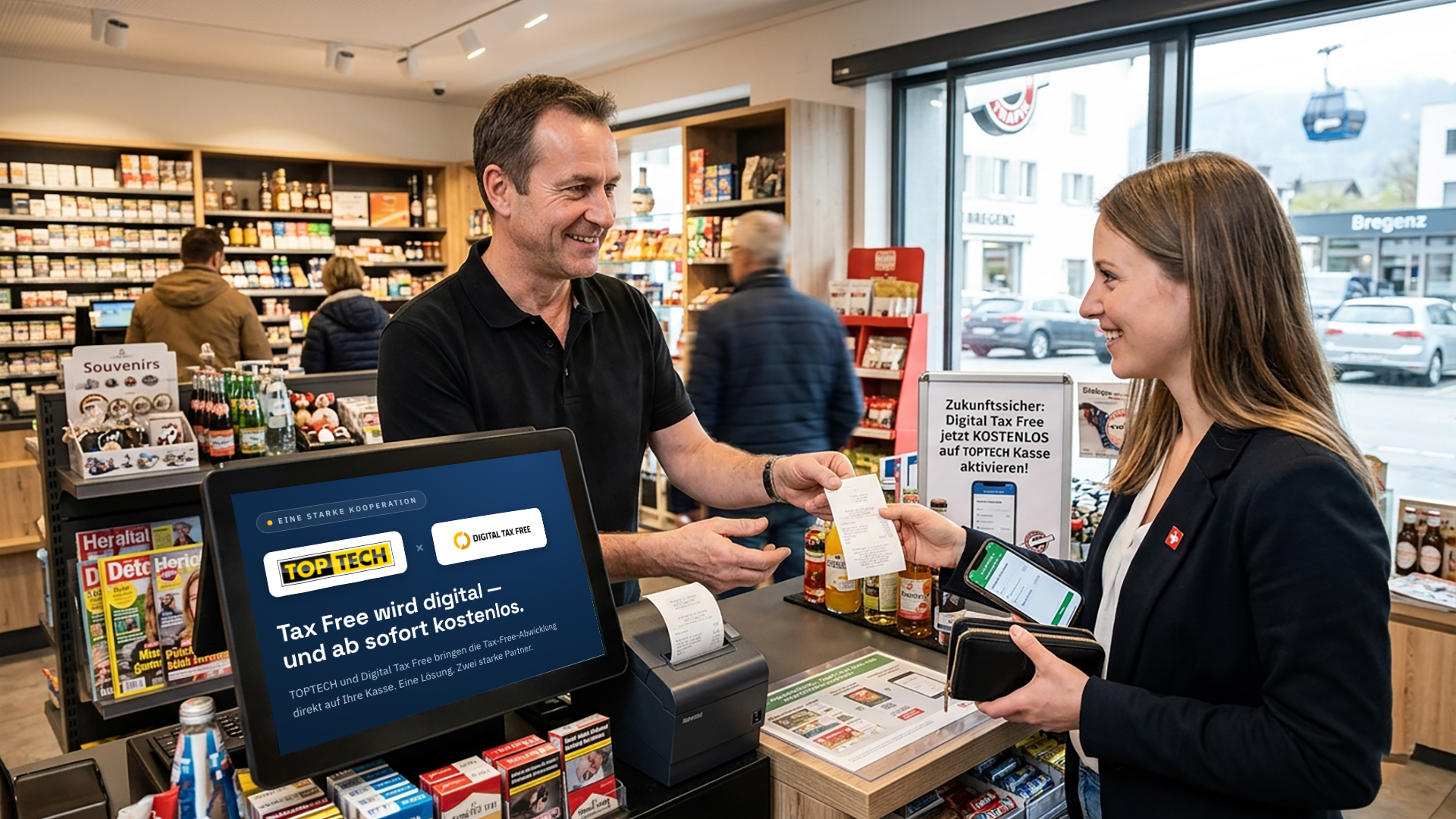 TOPTECH Tax free wird digital